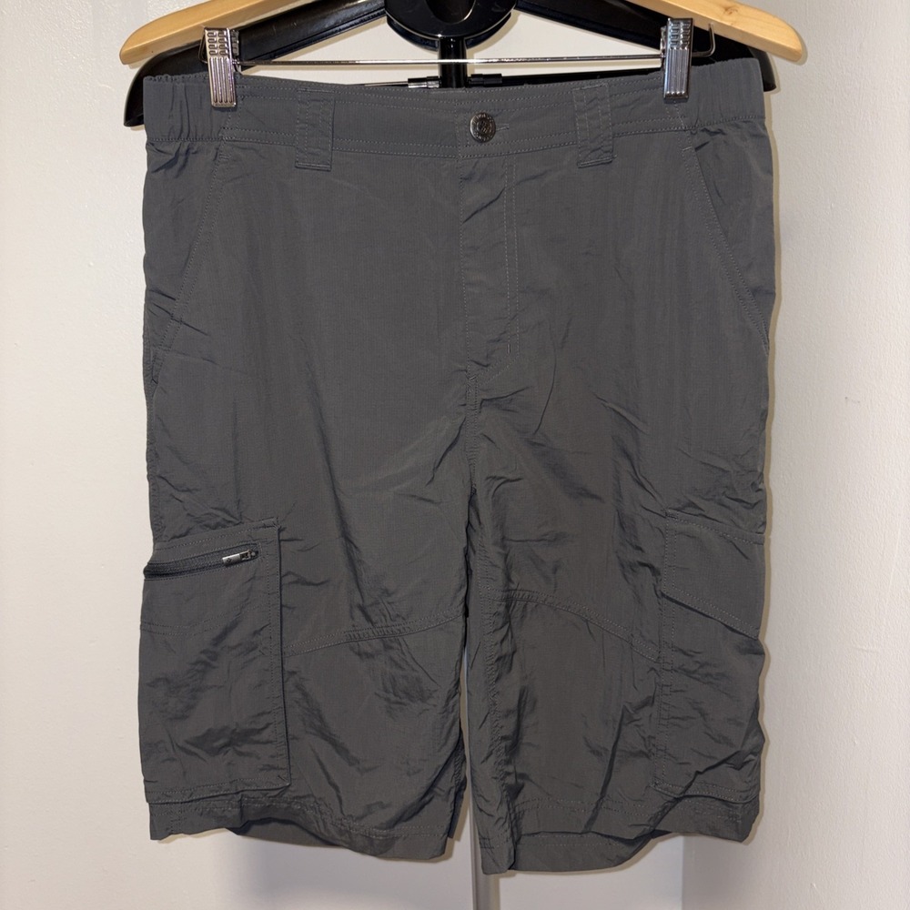 Columbia Silver Ridge Cargo Shorts Mens 32 Grey Omni-Shade  Regular Fit